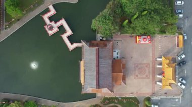 Kuching, Malezya - 21 Haziran 2024: Malezya Çin Dostluk Parkı