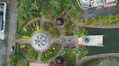 Kuching, Malezya - 21 Haziran 2024: Malezya Çin Dostluk Parkı