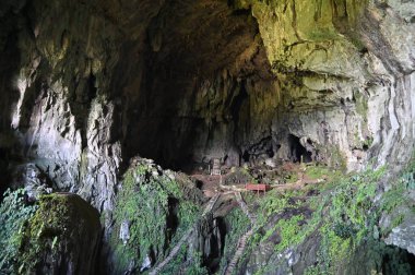 Bau, Sarawak, Borneo, Malezya Peri Mağarası ve Rüzgar Mağarası