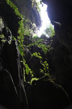 Bau, Sarawak, Borneo, Malezya Peri Mağarası ve Rüzgar Mağarası