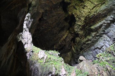 Bau, Sarawak, Borneo, Malezya Peri Mağarası ve Rüzgar Mağarası