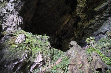 Bau, Sarawak, Borneo, Malezya Peri Mağarası ve Rüzgar Mağarası