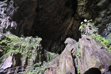 Bau, Sarawak, Borneo, Malezya Peri Mağarası ve Rüzgar Mağarası