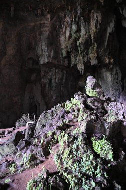 Bau, Sarawak, Borneo, Malezya Peri Mağarası ve Rüzgar Mağarası