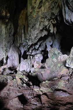 Bau, Sarawak, Borneo, Malezya Peri Mağarası ve Rüzgar Mağarası