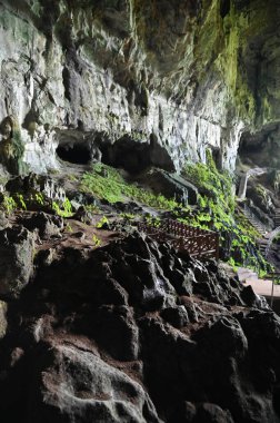 The Fairy Cave and Wind Cave of Bau, Sarawak, Borneo, Malaysia clipart