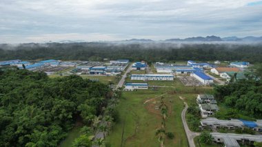 Batu Kitang, Malezya - 3 Temmuz 2024: Su arıtma tesisi