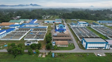 Batu Kitang, Malezya - 3 Temmuz 2024: Su arıtma tesisi