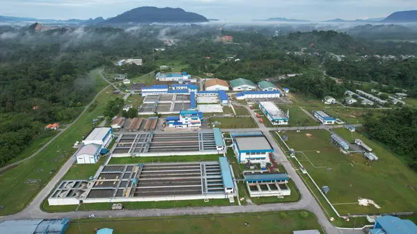 stock image Batu Kitang, Malaysia - July 3 2024: The Water Treatment Plant