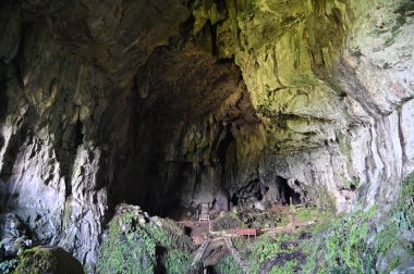 Bau, Sarawak, Borneo, Malezya Peri Mağarası ve Rüzgar Mağarası