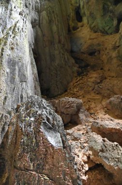 Bau, Sarawak, Borneo, Malezya Peri Mağarası ve Rüzgar Mağarası