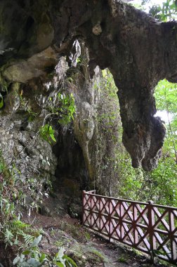 Bau, Sarawak, Borneo, Malezya Peri Mağarası ve Rüzgar Mağarası