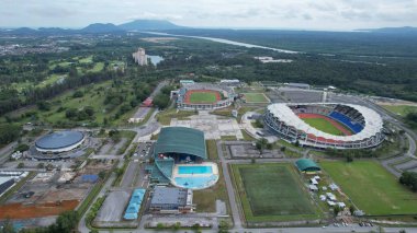 Kuching, Malezya - 11 Temmuz 2024: Kuching Devlet Stadyumu