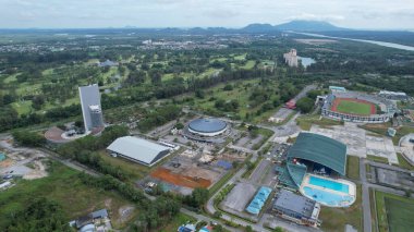 Kuching, Malezya - 11 Temmuz 2024: Kuching Devlet Stadyumu