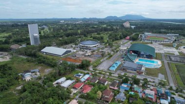 Kuching, Malezya - 11 Temmuz 2024: Kuching Devlet Stadyumu