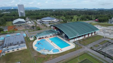 Kuching, Malezya - 11 Temmuz 2024: Kuching Devlet Stadyumu