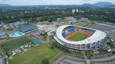 Kuching, Malezya - 11 Temmuz 2024: Kuching Devlet Stadyumu