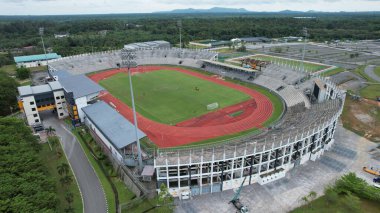 Kuching, Malezya - 11 Temmuz 2024: Kuching Devlet Stadyumu