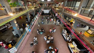 Kuching, Malezya - 13 Temmuz 2024: Yerel Piyasa Sahneleri