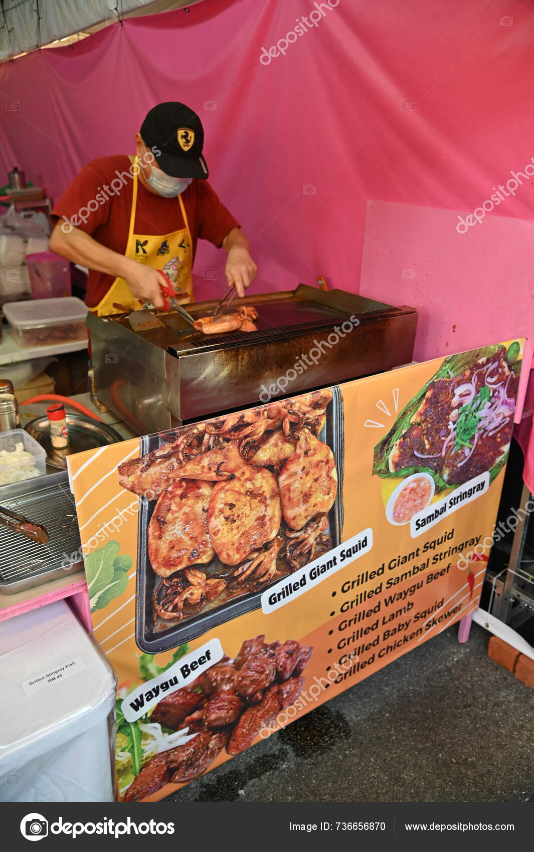 Kuching Malaysia August 2024 Kuching Festival Food Street Fair — Stock