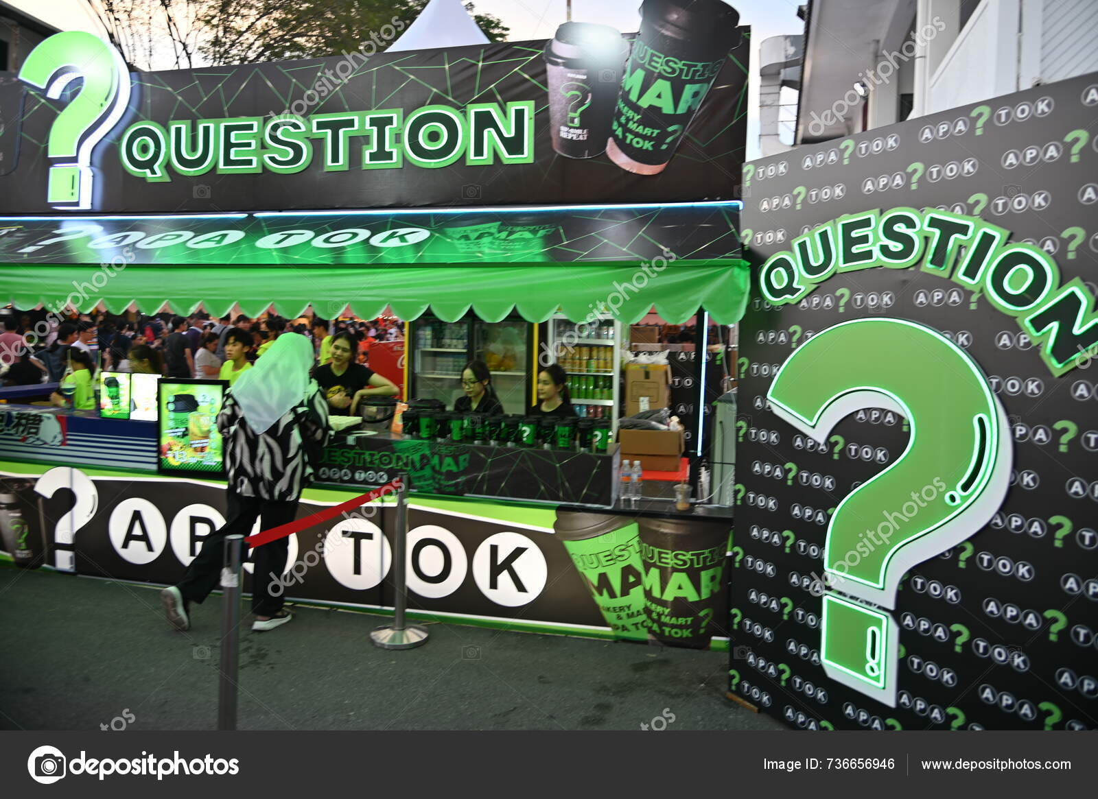 Kuching Malaysia August 2024 Kuching Festival Food Street Fair — Stock