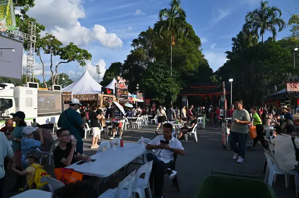 stock image Kuching, Malaysia - August 3, 2024: The Kuching Festival Food Street Fair