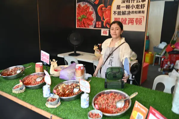 stock image Kuching, Malaysia - August 3, 2024: The Kuching Festival Food Street Fair