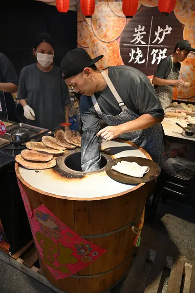 stock image Kuching, Malaysia - August 3, 2024: The Kuching Festival Food Street Fair