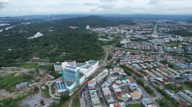 Bintulu, Malezya - 23 Kasım 2024: Bintulu 'nun Tanjung Batu Plajı