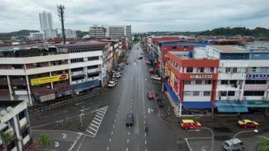 Bintulu, Malezya - 23 Kasım 2024 Eski Havaalanı ve Eski Bintulu Kasabası