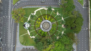 Bintulu, Malezya - 23 Kasım 2024 Eski Havaalanı ve Eski Bintulu Kasabası