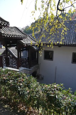 Changsha, Çin - 27 Aralık 2024: Yuelu Dağı ve Hunan Üniversitesi