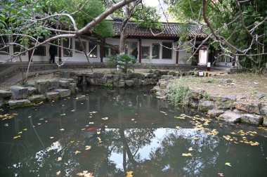 Changsha, Çin - 27 Aralık 2024: Yuelu Dağı ve Hunan Üniversitesi