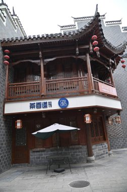 Zhangjiajie, Çin - 25 Aralık 2024: Dayong Antik Kenti