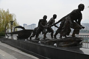 Zhangjiajie, Çin - 25 Aralık 2024: Dayong Antik Kenti