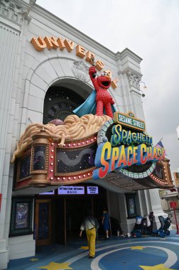 Singapur Şehri, Singapur - 1 Şubat 2025: Sentosa Adası 'ndaki Singapur Universal Stüdyoları