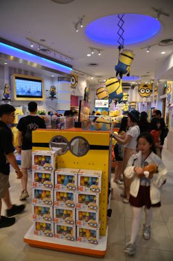 Singapur Şehri, Singapur - 1 Şubat 2025: Sentosa Adası 'ndaki Singapur Universal Stüdyoları