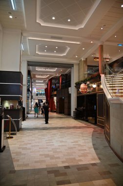 Marina Körfezi, Singapur - 27 Ocak 2025 Deniz Marşı Gemisi Gezisi