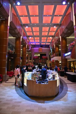 Marina Körfezi, Singapur - 27 Ocak 2025 Deniz Marşı Gemisi Gezisi