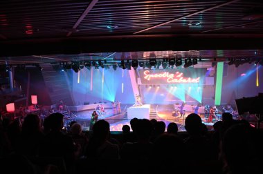 Marina Körfezi, Singapur - 27 Ocak 2025 Deniz Marşı Gemisi Gezisi