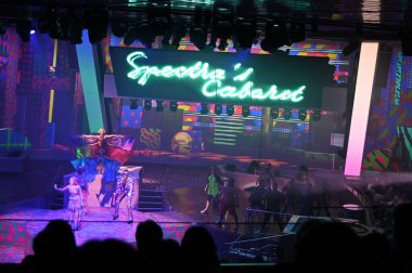 Marina Körfezi, Singapur - 27 Ocak 2025 Deniz Marşı Gemisi Gezisi