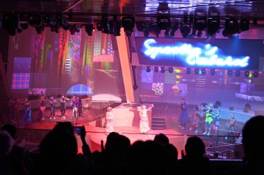 Marina Körfezi, Singapur - 27 Ocak 2025 Deniz Marşı Gemisi Gezisi