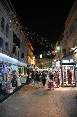 Marina Körfezi, Singapur - 27 Ocak 2025 Deniz Marşı Gemisi Gezisi