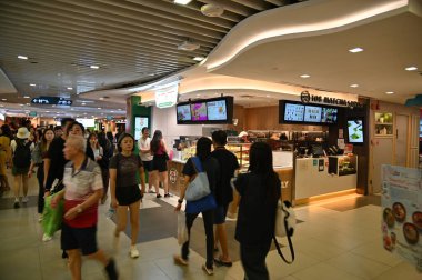 Marina Körfezi, Singapur - 27 Ocak 2025 Deniz Marşı Gemisi Gezisi