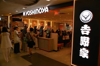 Singapur Şehri, Singapur - 1 Şubat 2025: Orchard, Bugis, Marina Körfezi ve Çin Mahallesi Alışveriş Bölgeleri