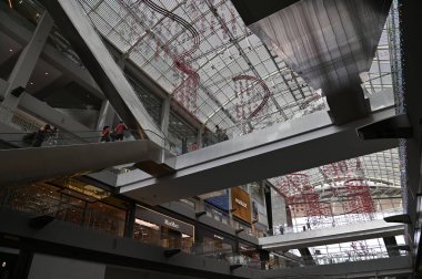 Singapur Şehri, Singapur - 1 Şubat 2025: Orchard, Bugis, Marina Körfezi ve Çin Mahallesi Alışveriş Bölgeleri