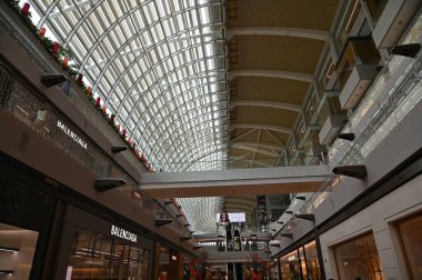 Singapur Şehri, Singapur - 1 Şubat 2025: Orchard, Bugis, Marina Körfezi ve Çin Mahallesi Alışveriş Bölgeleri