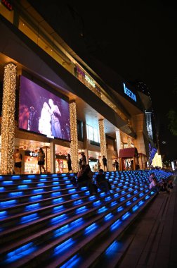 Singapur Şehri, Singapur - 1 Şubat 2025: Orchard, Bugis, Marina Körfezi ve Çin Mahallesi Alışveriş Bölgeleri