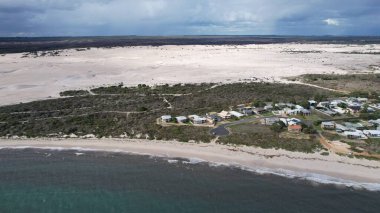 Lancelin, Avustralya 2 Haziran 2025: Lancelin Batı Avustralya 'nın kum tepeleri ve plajları