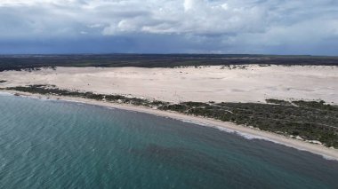 Lancelin, Avustralya 2 Haziran 2025: Lancelin Batı Avustralya 'nın kum tepeleri ve plajları